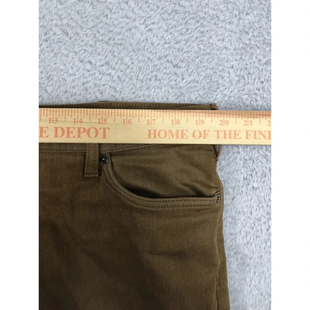 Banana Republic 5 Pocket Pants Mens 39x33 (Tag 38x34) Brown Traveler Slim Fit